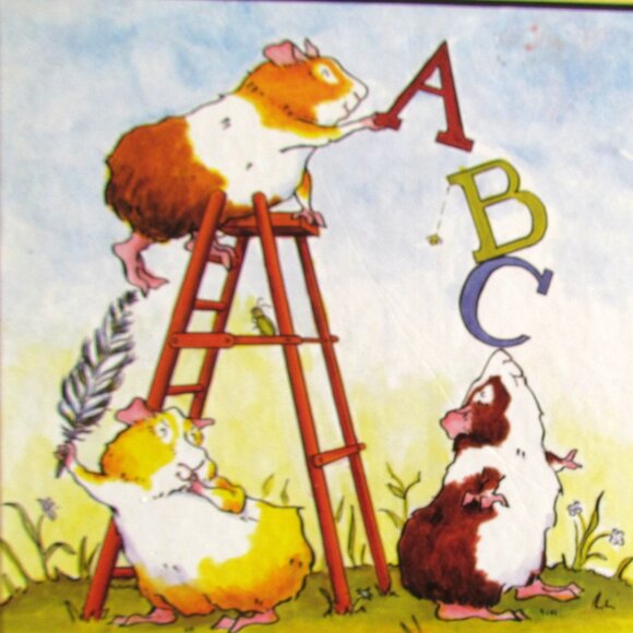 THE GUINEA PIG ABC BOOK by KATE DUKE, HC HB KIDS' BIG LEARNING & SILLY FUN, EUC - Picture 8 of 9